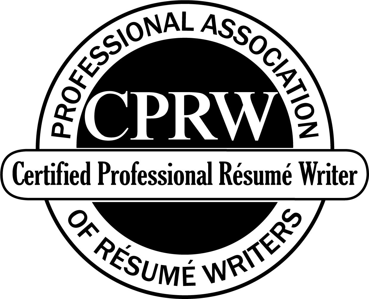 Certified Professional Resume Writer